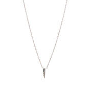 initial pendant silver