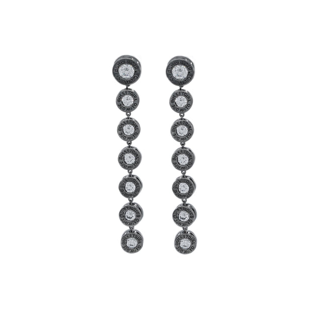 long drop earrings gold