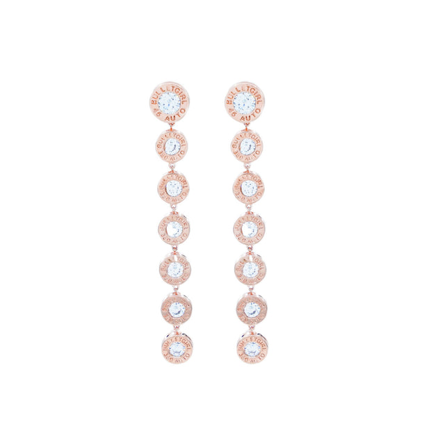 extra long gold earrings