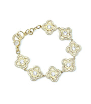 gold charm bracelet