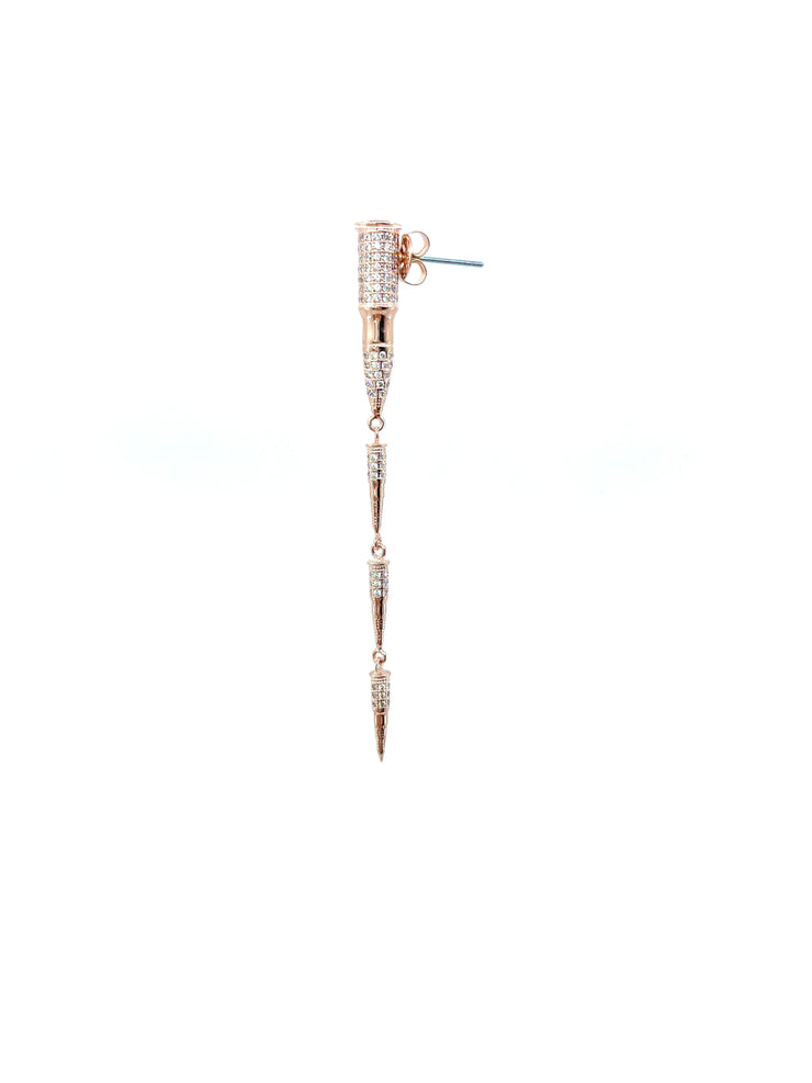 bullet earring