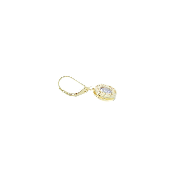 solitaire earring