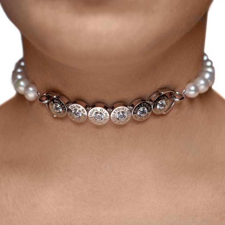 pearl choker design