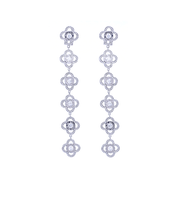 silver dangle earrings