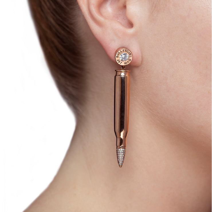 Honey Ryder Pavé Tip Earrings